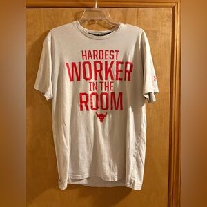 Under Armour Beige Blood Sweat & Tears Graphic Tee